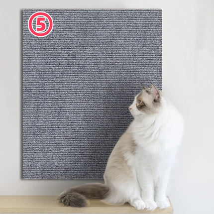 Self-Adhesive Cats Scratch Board Carpet Wall Anti Cat Scratch Sofa Diy Cats Scratch Board Sofa Protection Paws Sharpen Trimmable