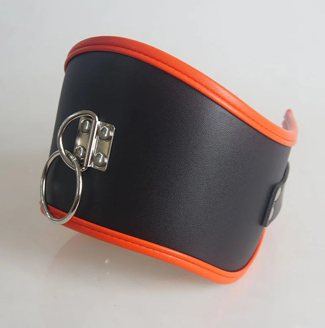 Leather Posture Collar BDSM 10CM Wide,Bondage Restraints Restriction,Slave Choker Harness,Sex Toys for Couples,Adult Games
