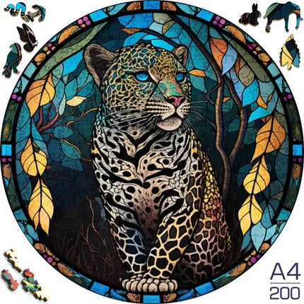 Sunflower Butterfly Jigsaw Wood Puzzle, Difficult To Play Irregular Animal Fragment Puzzle, for Adults Relieve Stress  Gift