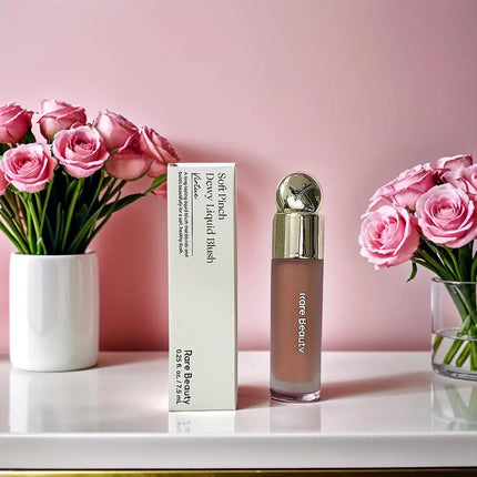 Rare Beauty Liquid Blush Soft-Illuminating Hydrating Glides Smoothly Low Saturation, Natural Moisturizing Facial Makeup