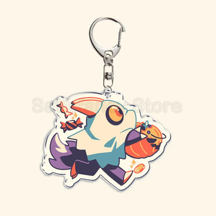 The Owl House Keychain Luz Noceda King Eda Hooty Acrylic Key Chain Pendant Key Ring Keychains for Bag Pendant Aaccessories Gift