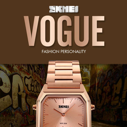 SKMEI Luxury Digital Quartz Watch for Men Sports Chronograph Waterproof Mens Wristwatches Stainless Steel 1612 reloj hombre 1220