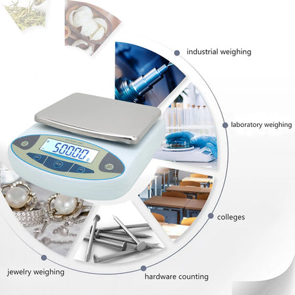 5000g 0.01g Digital Precision Scale Weighing Electronic Balance Jewelry Scale Digital Precision Scale