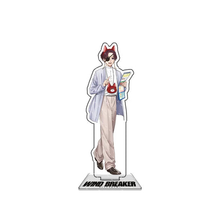 Anime WIND BREAKER Figures Sakura Haruka Suo Hayato 15cm Acrylic Stands Tomiyama Choji Character Model Fashion Decor Gift
