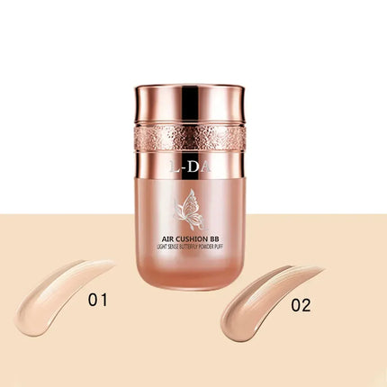 Air Cushion BB Cream Butterfly Powder Puff Moisturizing Foundation Concealer Whitening Oil-control Waterproof Makeup Cosmetics