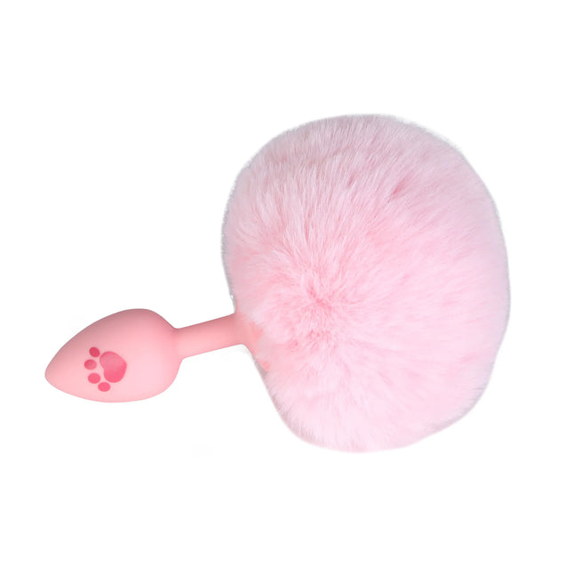 Silicone Fox Tail Anal Plug for Couples Cat Claw Print Role Play Tail Masturbation Sex Toys Adult Women Flirting Games Butt Plug