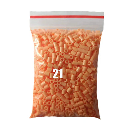 2000 pcs/Bag 2.6mm Hama Beads Puzzle Perlen Iron Beads Diy Perler Fuse Bead Intelligence Educational Toys