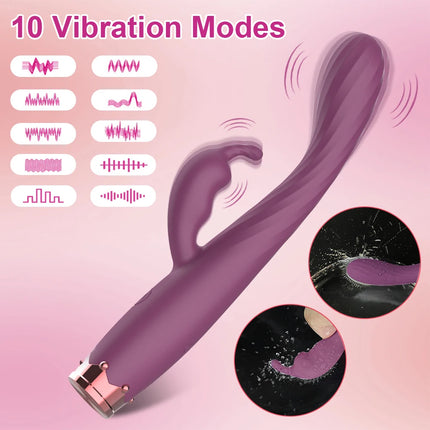 Beginner G-Spot Vibrator for Women Vagina Rabbit Vibrator Clitoris Stimulator Female Masturbator Adult Product Sex Toy for Women