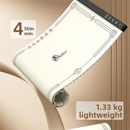 Flexible rollable food warming board, multi-functional food warming board, silicone household folding electric heating placemat