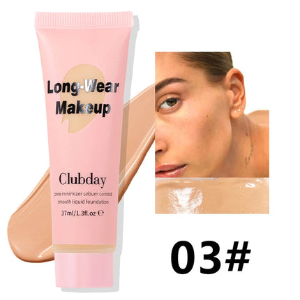 High Coverage Liquid Foundation BB Cream Primer Waterproof Lasting Concealer Corrector Base Facial Korean Makeup Women Cosmetics