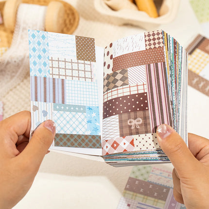 20/30 Sheets Patchwork Style Cut Film Sticker Book Japanese Stationery Stickers Journal Handbook Scrapbooking Aesthetic Sticker