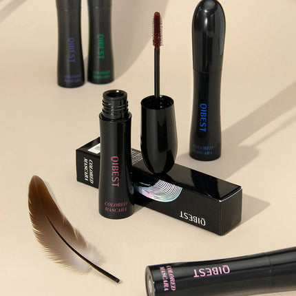 Chocolate Brown Mascara Colorful Curling Eyelash Extension Waterproof Fast Drying Lengthening Eye Black Lashes Makeup Lasting