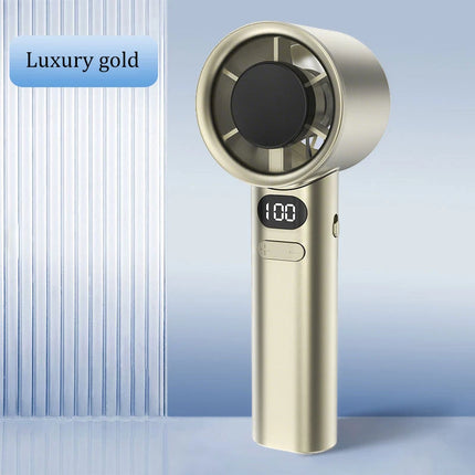 Mini Handheld Fan 120 Speed Portable Bladeless Desktop Fans Rechargeable Instant Cooling With Ice Mode For Men Women New