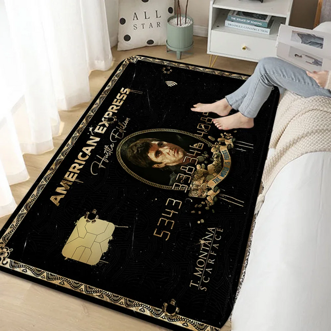 Movie Scarface Room Mats Anti-slip Absorb Water Long Strip Cushion Bedroom Mat Household Carpets