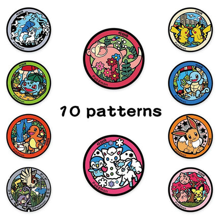 500pcs/Roll Anime Pokemon Pikachu Stickers Roll Decals DIY Laptop Phone Case Water Bottle Stationery Decoration Sticker Label