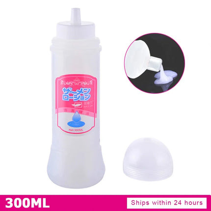 500ML Emulsion Lubricant Anal Lubricant Easy to clean, colorless and odorless, safe and healthy gay vaginal adult products