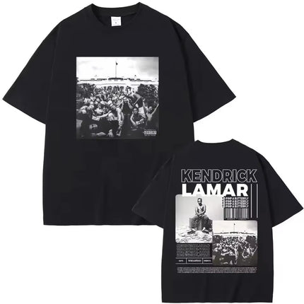 Rapper Kendrick Lamar DAMN To Pimp A Butterfly Mr. Morale & The Big Steppers Album Graphic Wamen Unisex Men T-shirt