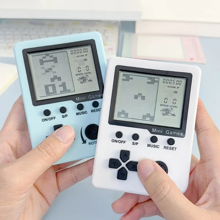 Tetris Portable Retro Game Player 26 Games Pocket Electronic Game Machine Christmas Gift