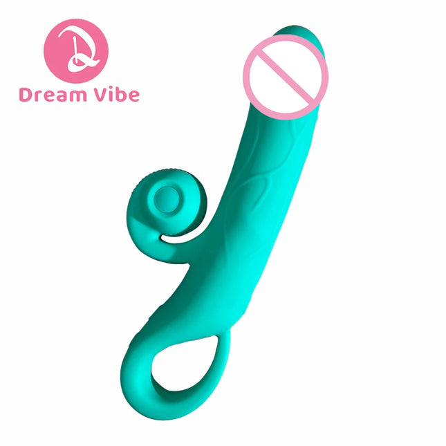 Vibra Snail Dildo Vibrator Flexible for Perfect Clit Fit Rabbit Vibrator 10 Powerful Vibrations Sex Toy Women Masturbate Massage