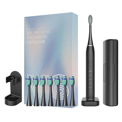 Sonic Electric Toothbrushes for Adult Kid Smart Timer Whitening Toothbrush IPX7 Waterproof 8 Replaceable Heads Set