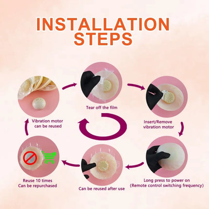 Factory Outlet Electric Breast Massager Sexy Hot Nipple Stimulate Vibrators Vibrating Bra-Sex Products for Masturbators