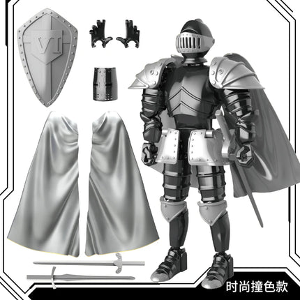Knight Action Figures Paladin 13 Jointed Movable Shapeshift Robot 3D Printed Mannequin Character Assembl Toys Gift