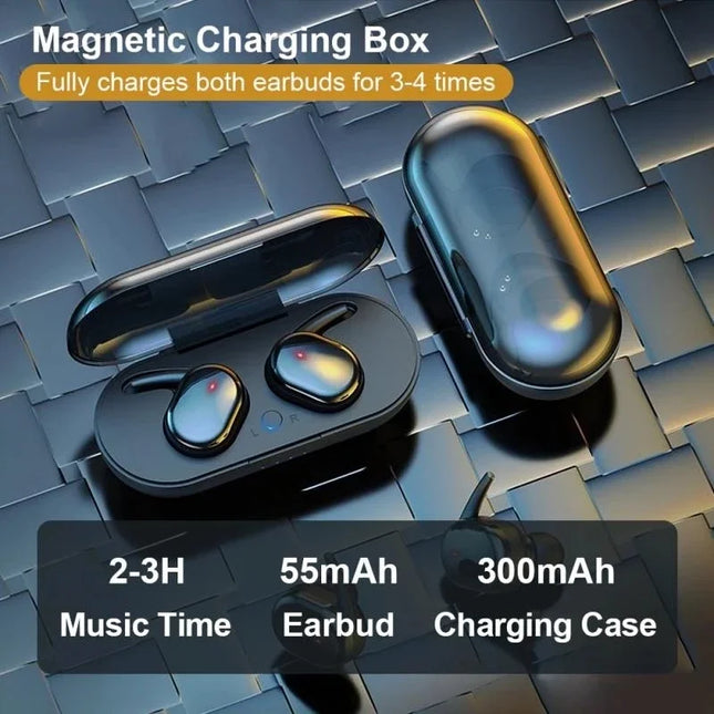 TWS Bluetooth earbuds Earphones Wireless headphones Touch Control Sports Earbuds Microphones Music Headset
