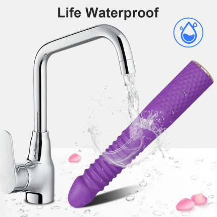 Automatic Telescopic Thrusting Realistic Dildo Vibrator for Women G Spot Clitoral Anal Stimulation Sex Machine Sex Toys Adult 18