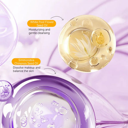 Mingxizhi Cleansing Oil - Gentle Deep Cleansing for Eyes, Lips, and Face, Single-Use Portable,A must-have makeup remover for tra
