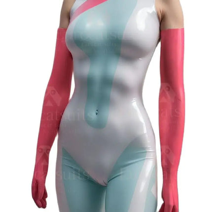 latex gloves women fetish latex long gloves opera latex underwear fetish rubber bodysuit for women socks sexy Lingerie wetlook