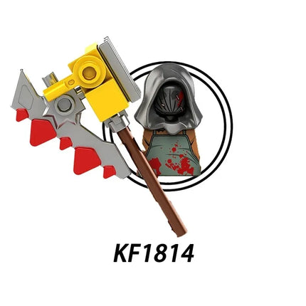 Blind Box KF6173 KF6175 KF6176 Killer Klowns Mini Figure Classic Horror Thriller Movie Building Block Model Doll Halloween Toys