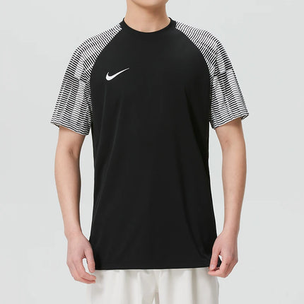 Nike Men's T-Shirt Sportswear Moisture-Wicking Quick-Drying Running Fitness Breathable Color-Blocking Round Neck Short-Sleeved Ib8761-010