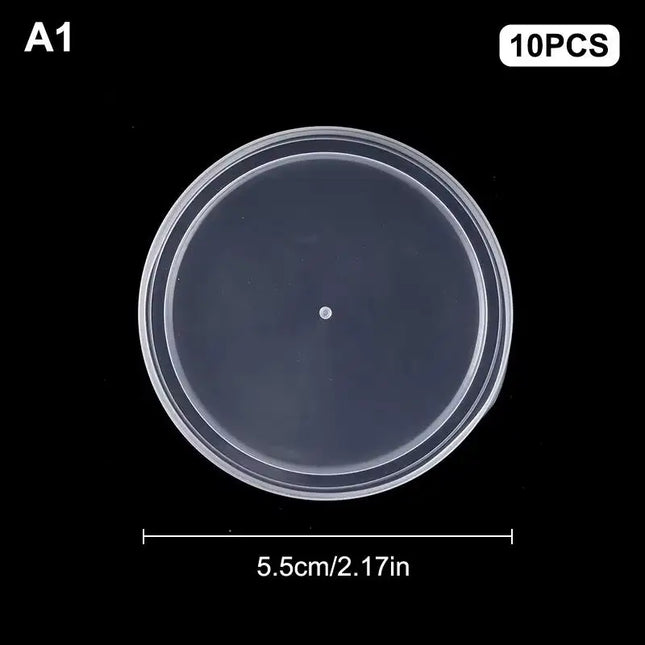 New 10Pcs Various Sizes PE Tight Seal Lids Reusable Leak Proof Replacement Lids For Canned Goods Or Pet Dog Cat Food Universal