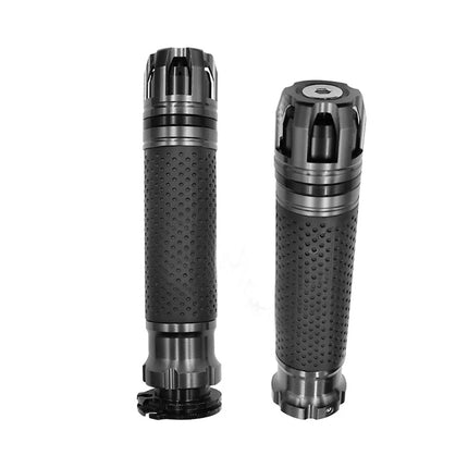 1Pair Universal CNC Motorcycle Handle Grips for Kawasaki Honda Yamaha Suzuki Benelli Ducati for Motorbike 22mm Handlebar