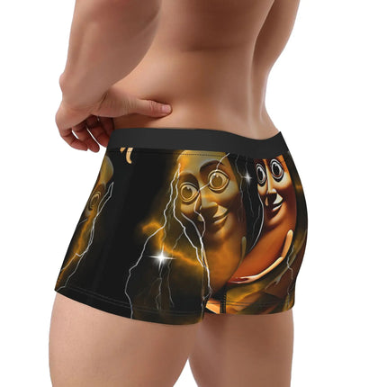 Hot Boxer Tung Tung Tung Sahur Shorts Panties Briefs Man Underwear Italian Brainrot Meme Polyester Underpants for Male Plus Size