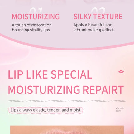 Gege Bear Moisturizing Color-changing Lip Balm with natural ingredients for soft, smooth lips all summer long