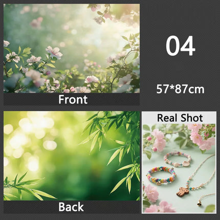 3D Double Sided Photography Backdrops 57*87cm Photos Background Props Product Food Photo Decoration Accessories Wallpaper