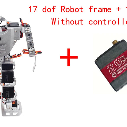 17 Dof Biomimetic Humanoid Robot Frame FOR Dual-Axis Servo RDS3115 Fighting Competition Dance Bipedal for Programmable Robot