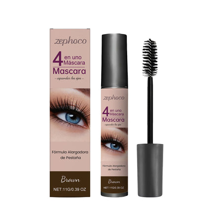Waterproof Mascara Black Brown Long Lasting Curling Sweatproof Thickening Smudge Proof Eyelash Enhance Cosmetics Daily Makeup