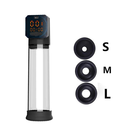 Automatic Vacuum Amplifier with 5 Suction Modes and 6 Training Modes Digital Display & Strong Suction Power Penis Pump Sex Toy