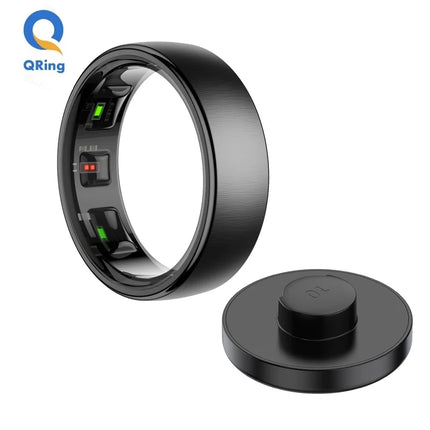 R10 Smart Ring Men Women with Wireless Charging,Health Sleep Monitor,5ATM Waterproof,Multi-sport Mode For Xiaomi Samsung Phone