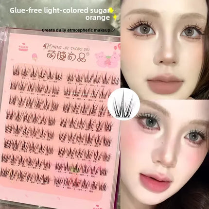 No Glue Needed False Eyelashes Lower Lashes Wispy Cat Eye Lashes Voluminous Fluffy Natural Look Daily Wear Easy to Apply