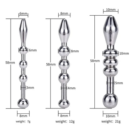 Metal Urethral Catheter Male Stainless Steel Horse Eye Urethral Plug Penis Headers Masturbator Adult SM Urethran Expander