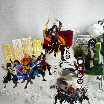 Avatar The Last Airbender 15cm Acrylic Stand Figure Aang Zuko Toph Katara New Collectible Decor keychain