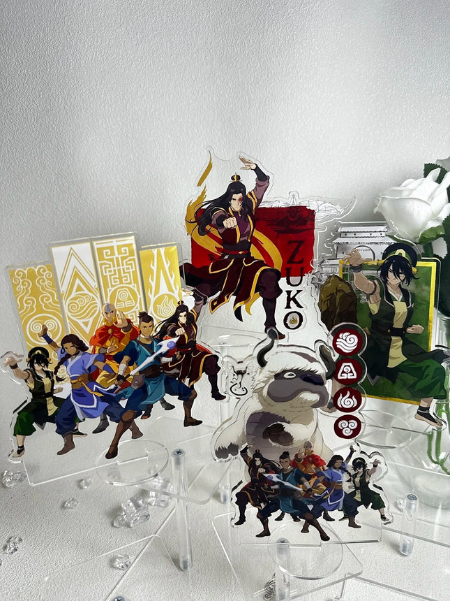 Avatar The Last Airbender 15cm Acrylic Stand Figure Aang Zuko Toph Katara New Collectible Decor keychain