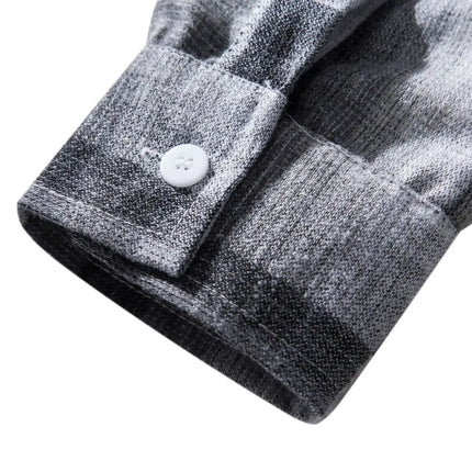 Autumn Hot Sale Of The Season Men's Plaid Hooded Casual Shirt Independent Station Cross-Border Checkered Hoodie Style Floral Patchwork