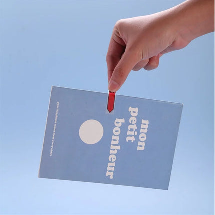 100 Sheets Strong Stickiness Memo Pad, Reusable Sticky Notes Bookmarks for School Office, N-Time Repositionable Stationery, Idea