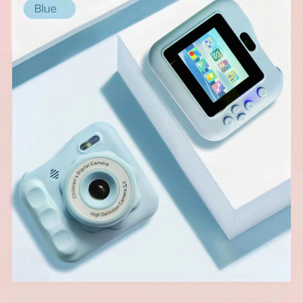 Children's toy camera mini camera children's digital camera with video cartoon 256GB SD card suitable for boys and girls Christm