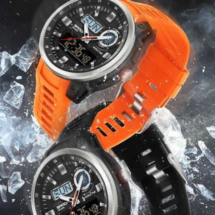 SANDA Fashion Brand Sport Electronics Watches for Men Outdoors Analog Digital Man Watch Luminous Waterproof Backlight Wristwatch