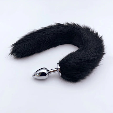 1pcs, BDSM Four size dog tail anal plug, animal tail butt plug, role-playing sex games, men and women sex toys